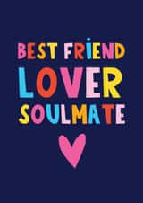 Cute Valentine's Day Card - Best Friend - Lover created by Lucy Maggie Designs