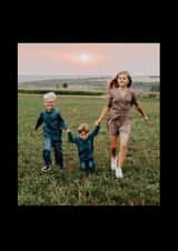 Personalised Photo Card created by Hello Paper Co. - Minimal Happiest Holidays Photo Card