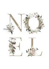 Pretty, floral Christmas card for your loved ones created by Love My Print