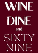 Rude/Cheeky Anniversary card for him/her - Romantic Card for Love and Laughter created by Giggle Box