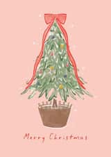 Pretty Birthday Card - Bow Christmas Tree created by Cindy Reynolds