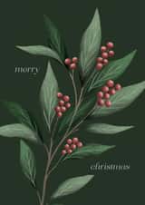 Classic Christmas Card - Festive Foliage created by Cindy Reynolds
