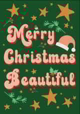 Merry Christmas Beautiful created by Summer Lane Studio