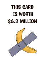 Funny Birthday Card - Banana Artwork created by Doublea