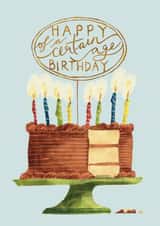 Funny Birthday Card - Of A Certain Age created by Julep and Trubbs