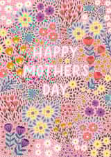 Pretty Pink Mother's Day Card - Flowers - Floral created by Pear Tree Press