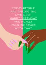 Funny Birthday Card - Wicked - Holding Space created by Joanna