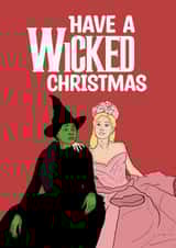 Cute Christmas Card - Wicked - Glinda And Elphaba created by Doublea