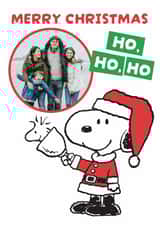 Personalised Christmas Photo Card created by Danilo - Festive Personalised Snoopy Christmas Photo Card