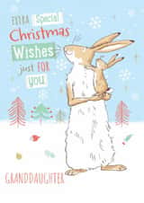 Guess How Much I Love You Christmas Card For Granddaughter created by Danilo