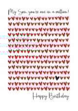 Heartfelt Birthday Card - For Son - Hearts created by The Boy and the Bear