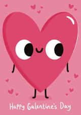 Cute Valentine's Day Card - Galentine's Day - For Friend created by Sophie Kent Illustration