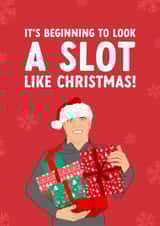 Funny Christmas Card - Liverpool Football - Arne Slot created by The Cake Thief