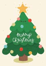 Cute Christmas card for someone special - Merry Christmas - Christmas tree created by The Corner House Crafts