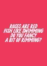 Rude Valentine's Day Card - Rimming created by The Marmalade Cat