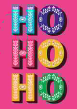 A contemporary styled Christmas card. created by YouBloom