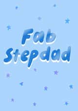 Classic Birthday Card - Fab Stepdad created by Stilus 