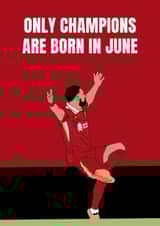 MO SALAH LIVERPOOL FC CHAMPIONS ARE BORN IN JUNE created by DanAllen20