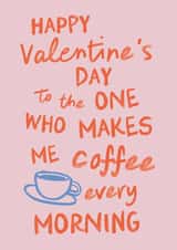 Cute Valentine's Day Card - Morning Coffee created by Sweetlove Press