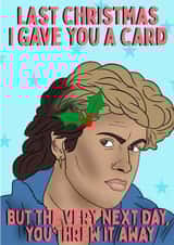 Wham George Michael Last Christmas Card created by Woomoons