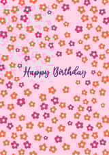 Floral Happy Birthday Card created by Phoebe Hope Designs