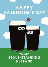 Cute Valentine’s Day - For Husband - Guinness created by Giddy Kipper