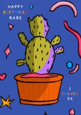 Funny Birthday Card - Shaved created by Freya Niamh Design