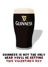 Cheeky Valentine's Day Card - Guinness - Head created by Pink Peach Cards