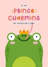 Cute Valentine's Day Card - For Him - Prince Charming created by Joanne Hawker