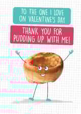 Funny Valentine's Day Card - Yorkshire Pudding created by Quitting Hollywood