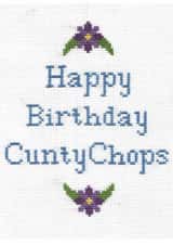 Rude Birthday Card - Happy Birthday Cunty Chops created by You've Got Thread On You