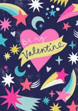 Cute Valentine's Day Card - Shooting Stars created by Sticky Tape Kate 