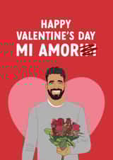 Funny Valentine's Day Card - For Football Lover - Ruben Amorim - Mi Amore created by The Cake Thief