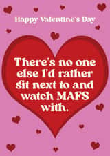 Funny MAFS Valentine's Day Card - Reality TV - Couple Goals created by Foggish
