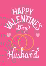 Classic Valentine's Day Card - Husband - Wedding Rings created by Angelicabydesign