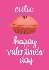 Cute Valentine's Day Card - Cutie Pie created by Angelicabydesign