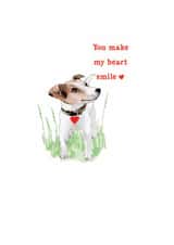 Cute Valentine's Day Card - Make My Heart Smile created by Crumble and Core