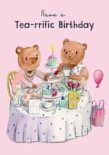 Cute Birthday Card - For Mum/friend/for her - Bears created by Holly Fox