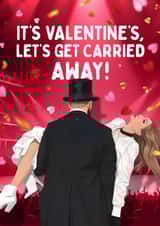 Fun Valentine's Day Card - Taylor Swift - Carried Away created by Mrs Best Paper Co.