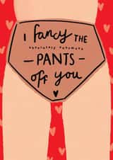 Cheeky Valentine’s Day card for her. Humorous Bridget Jones quote. created by Little Mono