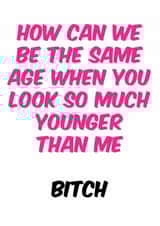 Funny and rude Birthday Card created by Steve Brown