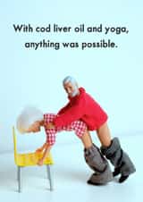 Funny Valentine's Day Card - Cod Liver Oil created by Bold & Bright Cards