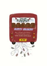 Funny Gavin and Stacy ‘Just Married’ Congratulations wedding card created by 25Seven