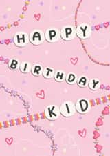 Cute Birthday Card - For Her - Friendship Bracelet created by Megan-Ceri Dabbs