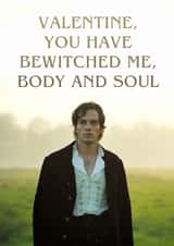 Fun Valentine's Day Card - Mr Darcy - Pride & Prejudice created by Janath