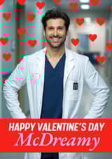 Fun Valentine's Day Card - McDreamy - Grey's Anatomy created by CC Designs