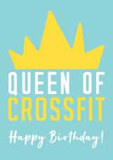 Fun Birthday Card - For Her - CrossFit Queen created by Fierce Females Club