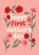 Pretty Mother's Day Card - New Mum - Flowers created by Jessie Maeve Studio