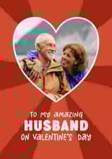 Personalised Valentines Day Photo Card created by @hollielonglanddesigns - Sweet Valentine's Day Card - For Husband - Heart