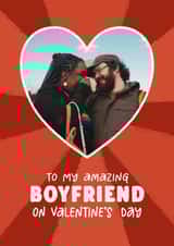 Personalised Valentines Day Photo Card created by @hollielonglanddesigns - Sweet Valentine's Day Card - For Boyfriend - Heart